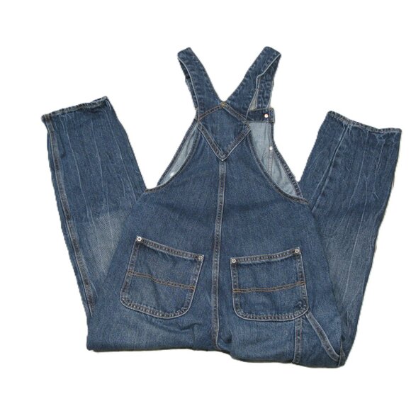 Old Navy Blue Denim Overalls Size Small - Picture 2 of 6